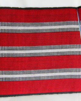 Reddish brown and grey stripes