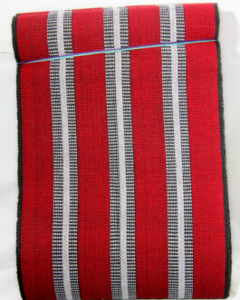 Reddish brown and grey stripes