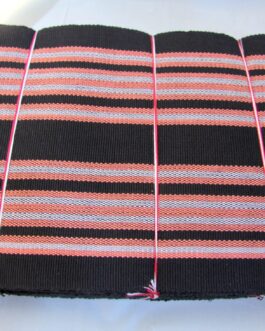 Black with pink stripes